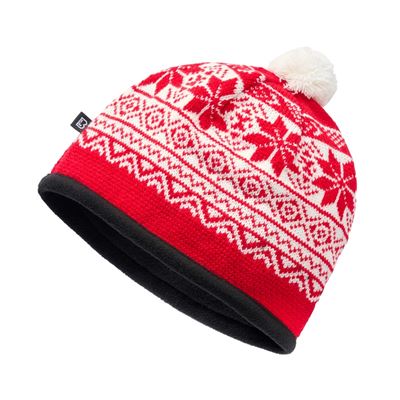 Berretto lavorato a maglia SNOW CAP ROSSO