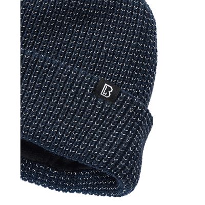 Cappello riflettente lavorato a maglia BLU BRANDIT 7028-14008 2