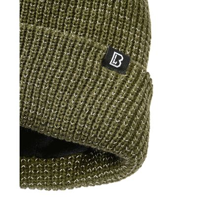Cappello riflettente lavorato a maglia OLIVE BRANDIT 7028-15001 2