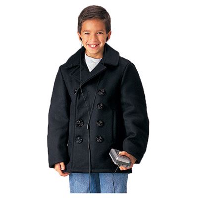 Cappotto da bambino US marinaro NERO