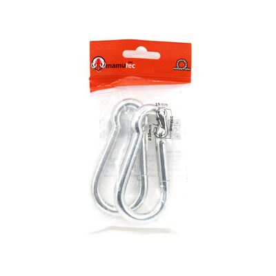 Moschettone in acciaio 100 mm, set da 2 pezzi MAMUTEC 7071157-343 2