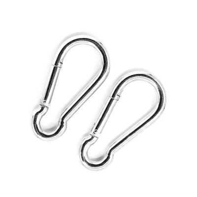 Moschettone in acciaio 100 mm, set da 2 pezzi