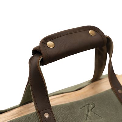 Borsa BACKWOODS per legna in tela VERDE ROTHCO 71081 3