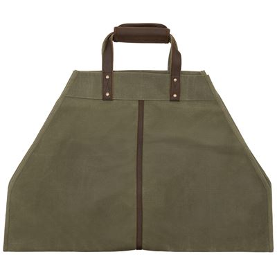 Borsa BACKWOODS per legna in tela VERDE