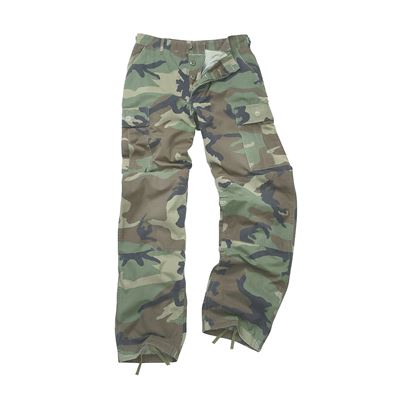 Pantaloni US BDU da campo WOODLAND orig. rip-stop usati