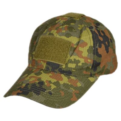 Cappello OPERATOR rip-stop con pannelli in velcro FLECKTARN