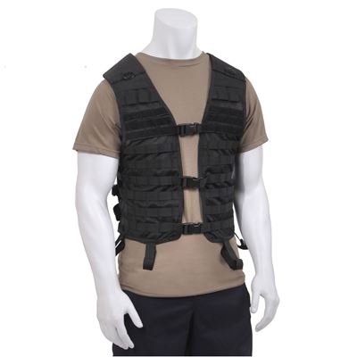 Gilet LIGHTWEIGHT MOLLE UTILITY tattico NERO ROTHCO 7206 4