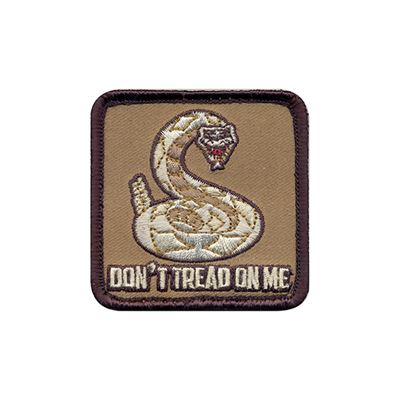 Toppa DON'T TREAD ON ME con velcro