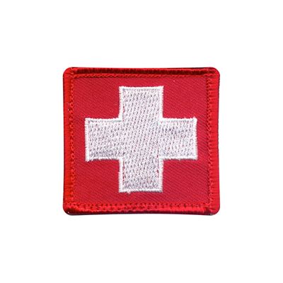 Toppa bandiera SVIZZERA 5 x 5 cm velcro