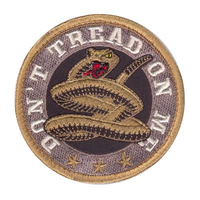 Toppa Don't Tread on Me con velcro