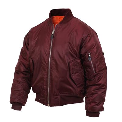 Giacca ULTRA FORCE MA1 FLIGHT MAROON