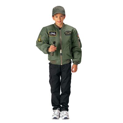 Giacca da bambino TOP GUN MA1 FLIGHT VERDE ROTHCO 7340 2