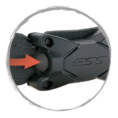 Occhiali tattici NVG PROFILE TURBOFAN set NERO ESS 740-0131 2