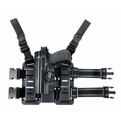 Fondina da coscia PHDLB per CZ P-10F, Glock 17 con gancio 855 SINISTRA