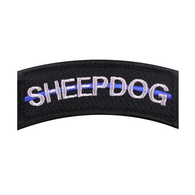 Toppa SHEEP DOG linea blu VELCRO