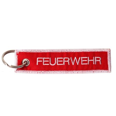 Portachiavi "FEUERWEHR" ROSSO/BIANCO