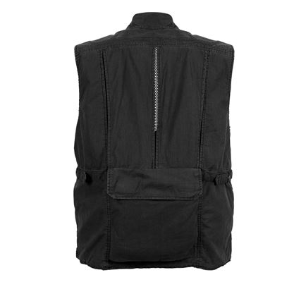 Gilet da pesca DELUXE SAFARI NERO ROTHCO 7575 2