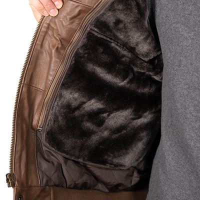 Giacca in pelle A2 FLIGHT MARRONE  7577 2