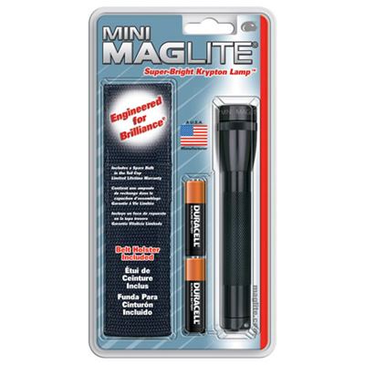Torcia MINI MAGLITE AA COMBO con custodia NERA