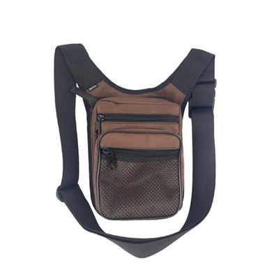 Etui per armi verticale con chiusura MARRONE