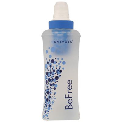 Bottiglia filtrante KATADYN pieghevole BeFree 600 ml BLU
