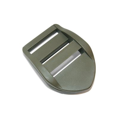 Fibbia passante in plastica 25 mm VERDE