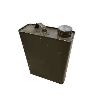 Tanica in lamiera alta e squadrata VERDE