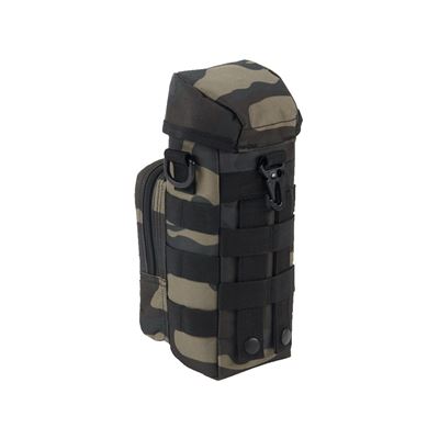 Custodia per bottiglia da 0,5-1 l con cinturino MOLLE DARK CAMO BRANDIT 8041-4 2