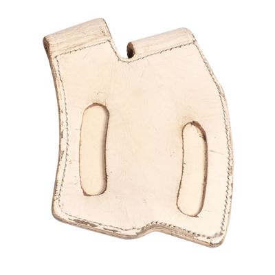 Custodia per 2 caricatori a pistola in pelle BIANCA usata Esercito slovacco 8045699 2