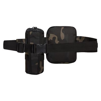 Marsupio ALLROUND con custodia per bottiglia DARK CAMO BRANDIT 8062-4 2