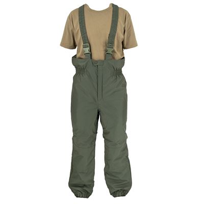 Pantaloni con bretelle imbottiti francesi VERDI