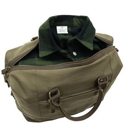 Borsa da viaggio CARRY-ON in tela VERDE ROTHCO 80889 4