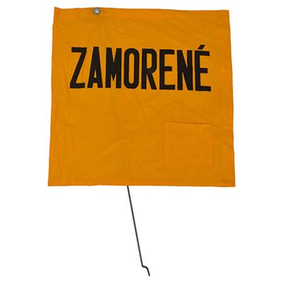 Bandierina "ZAMORENÉ" GIALLO