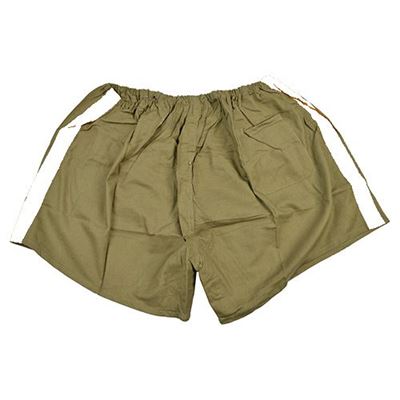 Trenýrky AČR ZELENÉ bílý lampas