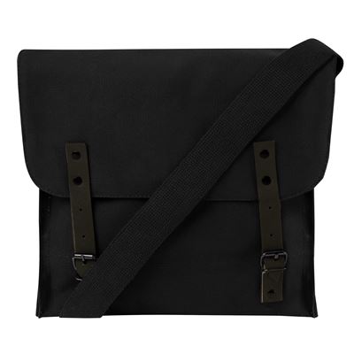 Borsa a tracolla in cotone NERO ROTHCO 8138 2