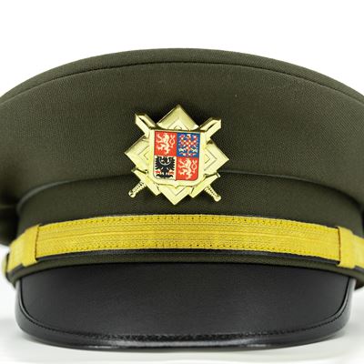 Cappello / Berretto ČS con distintivo dorato VERDE Esercito ceco 816019 2