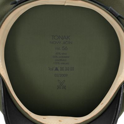 Cappello / Berretto ČS con distintivo dorato VERDE Esercito ceco 816019 3