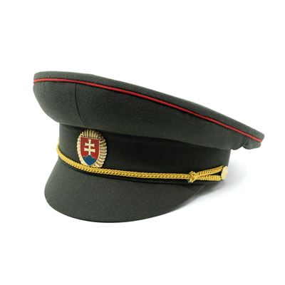 Brigadýrka SK distintivo dorato, linea rossa VERDE