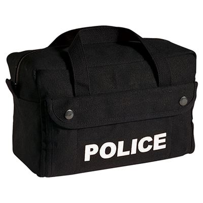 Borsa piccola con scritta POLICE NERA