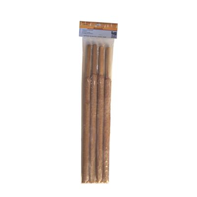 Torce di cera 4 pezzi 3x50 cm (100 min) basic NATURE 820300 4