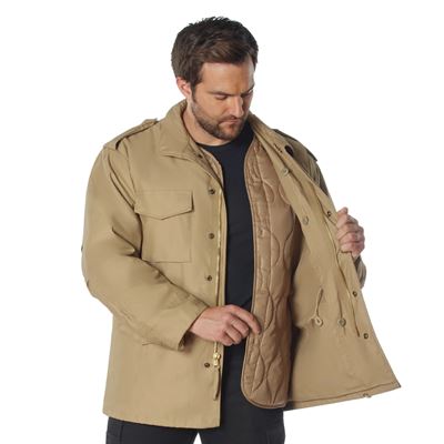 Giacca US M65 con imbottitura KHAKI ROTHCO 8254 4