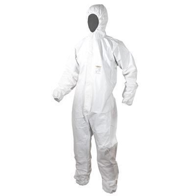 Tuta protettiva SECUTEX PRO tipo 5/6 con cappuccio BIANCA taglia XL