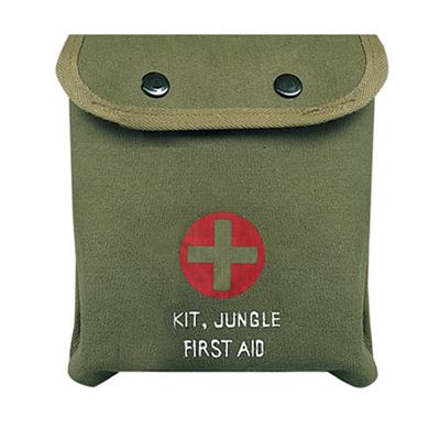 Kit di pronto soccorso M-1 JUNGLE VERDE con croce
