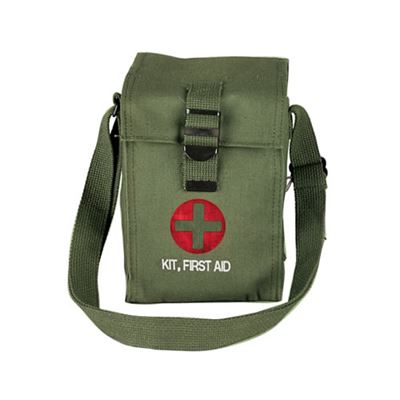 Borsa di pronto soccorso con croce VERDE