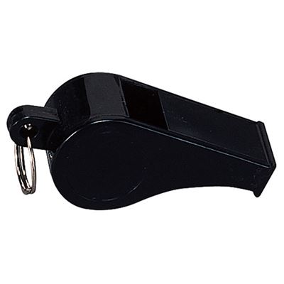 Fischietto in plastica POLICE NERO