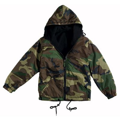 Giacca reversibile con cappuccio WOODLAND