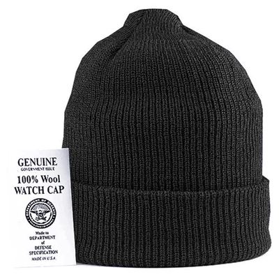 Cappello G.I. WATCH in lana NERO Esercito americano 8492 6