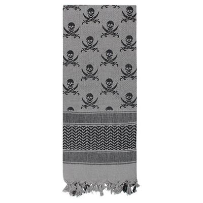 Sciarpa SHEMAGH LEBKY 107 x 107 cm GRIGIO-NERO