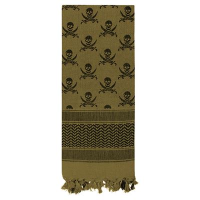 Sciarpa SHEMAGH LEBKY 107 x 107 cm VERDE-NERO