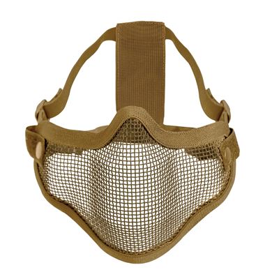 Maschera protettiva CARBON a rete COYOTE BROWN